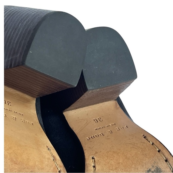 💥SALE💥RAG & BONE HARROW BLACK SUEDE BOOTS SZ 6 M - Picture 16 of 16